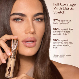 Corrector Airbrush Flawless — efecto difuminado de larga duración a prueba de arrugas con Ácido Hialurónico - Charlotte Tilbury