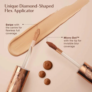Corrector Airbrush Flawless — efecto difuminado de larga duración a prueba de arrugas con Ácido Hialurónico - Charlotte Tilbury