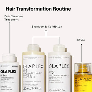Pre-Shampoo No.3PLUS Complete Bond Repair: Tratamiento completo para la reparación de enlaces capilares - Olaplex