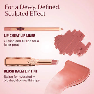 Labial Pillow Talk Long Lasting Blush Balm Sheer Lip Tint - Charlotte Tilbury
