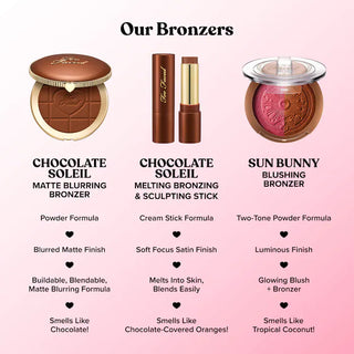 Chocolate Soleil Matte Blurring Bronzer - Too Faced