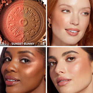 Bronzer + Rubor Sun Bunny Luminous Blushing Bronzer - Too Faced