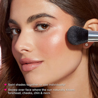 Bronzer + Rubor Sun Bunny Luminous Blushing Bronzer - Too Faced