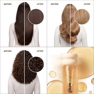 Aceite capilar Honey Gloss Collagen Drops para cabello fino a medio - Gisou