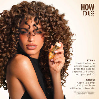 Aceite capilar Honey Gloss Collagen Drops para cabello fino a medio - Gisou
