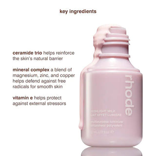 Iluminador multipropósito Highlight Milk - Rhode