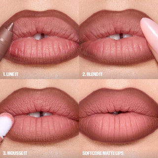 Labial Liquid Matte Mousse Soft Blur Lip Cream - HUDA BEAUTY