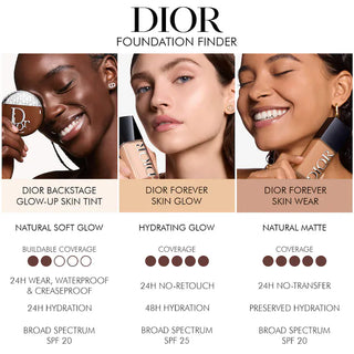 Base de maquillaje Backstage Glow-Up Skin Tint Hydrating SPF 20 - DIOR