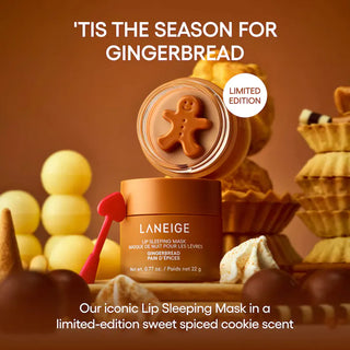 Mascarilla labial Lip Sleeping Mask Gingerbread: hidratación intensiva + Vitamina C - LANEIGE