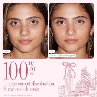 Set de corrector CC + Brocha face card never declines - Tarte