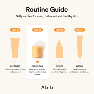 Glutathiosome Vitamin C toner pad: cuidado de las manchas oscuras y piel radiante - Abib