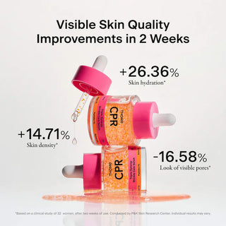 Serum facial CPR Triple-Synergy Wrinkle Care: con retinal, péptidos y colágeno para combatir los signos visibles de la edad - THOME
