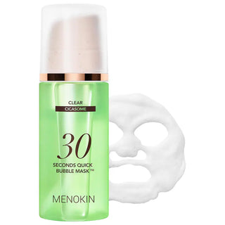 Mascarilla facial de burbujas Calmante 30 sec Quick Bubble Mask con Cica-Exosome - MENOKIN