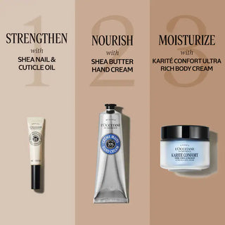 Crema de Manos Nutritiva y Protectora con Manteca de Karité - L'Occitane