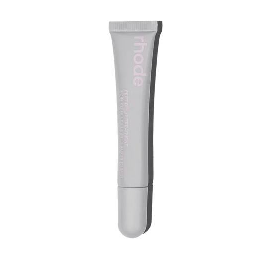 Labial hidratante Peptide lip treatment THE NOURISHING LIP LAYER - Rhode Skin vista frontal con fondo blanco.